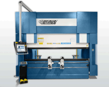 215 Ton, Otinus #PBO-3722, Hydraulic Press Brake, 12' overall, 20" throat, 16" stroke, 24" daylight, 11'