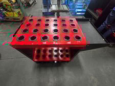 Huot #ToolScoot, CNC tool cart, #40, 1000 lb load capacity, 48 tool capacity, 5" casters, (12 available)