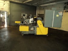 Cincinnati No. 340-20 Mdl. DE, twin grip centerless grinder, 6" diameter work capacity, 20" thru-feed work