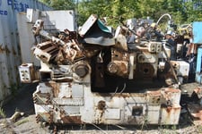 Cincinnati No. 340-20 Mdl. DE, twin grip centerless grinder, 6" diameter work capacity, 20" thru-feed work