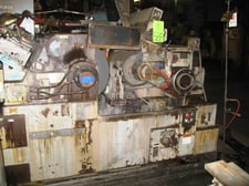 Cincinnati No. 340-20 Mdl. DE, twin grip centerless grinder, 6" diameter work capacity, 20" thru-feed work