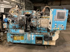 Cincinnati No. 340-20 Mdl. DE, twin grip centerless grinder, 6" diameter work capacity, 20" thru-feed work