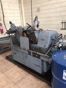 Cincinnati No. 2 Mdl. O-M, centerless grinder, 6" thru-feed work rest, 20" diameter grinding wheel