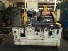 6" x 18" Norton #CTU, plain cylindrical grinder, 24" x 3" grinding wheel, 2-240 IPM, 7.5 HP, 1952