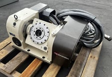 6.3" Tsudakoma #TWA-160, tilting rotary table, control cables & air lines, 2017