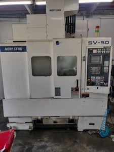 Mori Seiki #SV-50/40, CNC vertical machining center, MSC-516 Control, 31.5" X, 20" Y, 20" Z, 20 automatic