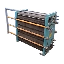 780 sq.ft., Alfa-Laval #M10-BFG, plate heat exchanger, 149 psi @ 275&deg;F, 1996