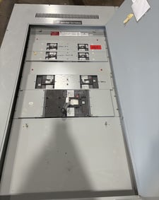 1200 Amp. General Electric #Spectra-Series, Main Power Panelboard, w/ (1)1200A/(2)600A/(3)150A/(1)100A Breaker