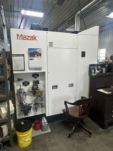 Mazak #VC-500A/5X, CNC vertical machining center, 60 automatic tool changer, 21.8" X, 19.8" Y, 20" Z, 20000