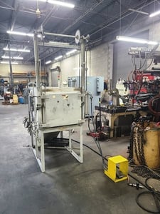 18" width x 18" H x 24" D Lucifer #44GT-024, inert atmosphere furnace, 1400°F, Honeywell temp controls