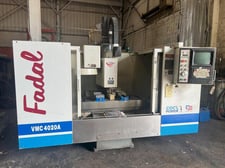Fadal #VMC4020A, vertical machining center, 40" X, 20" Y, 20" Z, cat40, 7500 RPM, 15 HP, 36" x 16" table, 21
