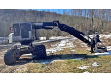 Timberpro #TB620-E, 6-wheel harverster, 2003