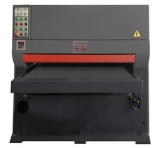 51" x 60" GMC #FP-5160T, belt sander, 10" diameter drum, motorized table lift, variable speed conveyor, 37"
