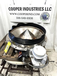 Azo, Azo bin activator, 32" dia inlet, 15-1/2" tall, 12" ID outlet w/18" dia flange