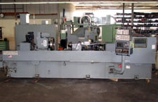 24" x 80" Cincinnati #480-AH, angle head Step grinder, 30 deg., 30" x 4" x 12" bore grinding wheel, 8500