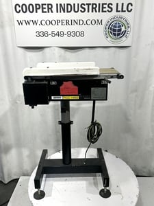 12" wide x 2.4' long, Ishida Heat & Control #RE-W-030-A3/PB, belt conveyor