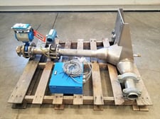 Venturi dense phase Venturi conveying assembly, all stainless s, unused surplus