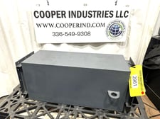 Fan silencer, 11" x 14" x 36" long carbon steel, 8" x 10-1/2" inlet outlet w/11" x 13-1/2" flanges