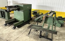 48" RBI #RM48-20S, Automatic Feed Dahlstrom Cut-To-Length line, 20000 lb., 16"-20" Coil I.D., 20" x 24" Coil