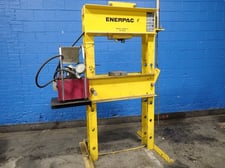 50 Ton, Enerpac #IPH050S06-2, H-frame Press, 4-Way, 10000 psi