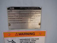 1200 Amp, ABB, R3, 15.5 KV, VACUUM, 125VDC C+T, 20kA SHORT