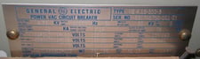 3000 Amp, GENERAL ELECTRIC, VB-4.16-350-3, 4160 Volts, EO/DO, 125VDC C & T