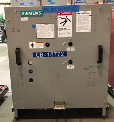 1200 Amp, SIEMENS, 05-GMSG-0063-1200-164, 4760 Volts, 2010, 125 VDC CL/TR/MOT