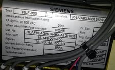 800 Amp, SIEMENS, RLF-800, 600 Volts, electrically operated, drawout, 120 VAC MOTOR, CLOSE, TRIP
