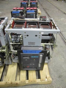 4000 Amp, GENERAL ELECTRIC, WPS-40, 480 Volts, electrically operated, drawout, 48 VDC, BELL ALARM, LSG