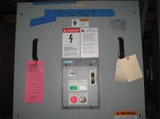 1200 Amp, SIEMENS, 5GMI-350-1200-78, 4160 Volts, 120 VAC CLOSE & TRIP, electrically operated, D/O:1