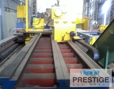 Safop CNC #T2200, 86" swing x 472" centers, 66" swing over cross slide, C-Axis, milling, Siemens 840C, 1999