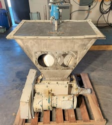 10" x 10" Buhler #Use-28/30, rotary airlock with pneumatic conveying adapter, Carbon steel