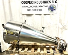 15 cu.ft., Azo, stainless steel powder wei, small pulse jet cartridge bin vent filter