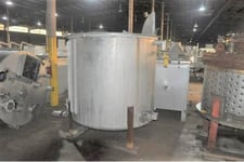 600 gallon Stainless steel tank, 60" ID x 50" straight side, single wall, 6" bottom dome