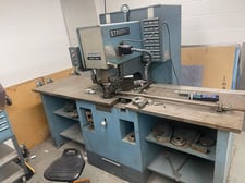 30 Ton, Strippit #Sonic-18/30, single station punch press, 5/8" stroke, 18" throat, 5-13/32" Shut Height, 165