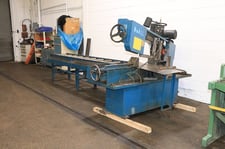 9" x 16" DoAll #C916S, mitering horizontal band saw, swiveling head, variable speed, 2 HP, 1" x 159" blade