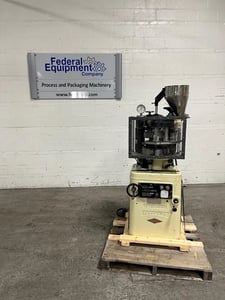 6.5 Ton, Manesty, Tablet Press, 16 Stations, 5/8" tablet diameter, 11/16" Depth of Fill, 90000 Tablets/hr.