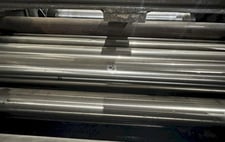 48" x 14" gauge Automatic Feed #13-32-48, Roll Straightener Leveler, 6 Over 7, Exit/Entry Pinch Rolls