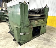 48" x 14" gauge Automatic Feed #13-32-48, Roll Straightener Leveler, 6 Over 7, Exit/Entry Pinch Rolls