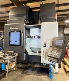 Daewoo Doosan #DVF-8000T, cnc vertical machining center, 5-axis, 31.5" rotary table, 39.4" X, 35.4" Y, 27" Z