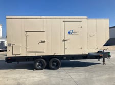 370 KW Kohler #400REOZDD, Diesel Generator, Trailer mount, 208 Volts, Detroit Engine, 24 Volts, 3 phase, PF
