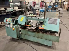 9" X 17" W.F. Wells #W-9-1, Horizontal Dual Column Bandsaw, 1" x .035" x 11' 6" blade, 70-380 FPM, 14-1/2"