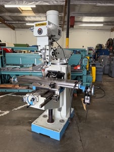 Supermax #YCM-16VS, CNC vertical mill, 36" X, 16" Y, 16" Z, 18" stroke, 9" x 49" table, 3 HP, 60-4200 RPM