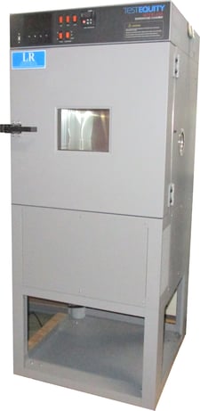16" width x 14" D x 12" H Testequity #115A, temperature test chamber, -73° to 175°, 120 V., 15 amps.