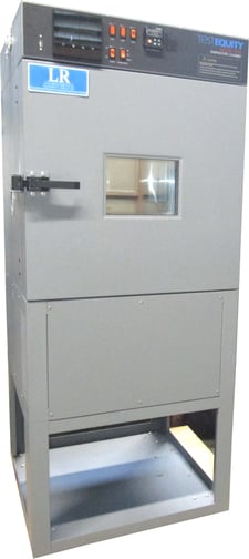 16" width x 14" D x 12" H Testequity #115A, temperature test chamber, -73° to 175°, 120 V., 15 amps.