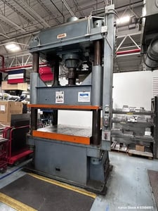 250 Ton, Dake #18-172, hydraulic press, 4-post downstroke type, 25" stroke, 10 HP
