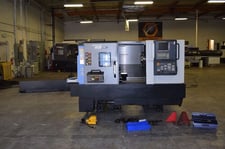 Daewoo Doosan Lynx #2100LB, CNC lathe, 8" chuck, 2.6" bar, 13.78" dia., 20" lgth, 20 HP, 4500 RPM, tailstock