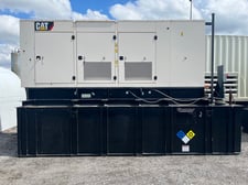 500 KW Caterpillar #C15, diesel generator set, 480 Volts, 409 hours, 762 HP @ 1800 RPM, EPA Tier 2, sound