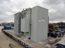 7500 kVA, 12470/7200 WYE Primary, , 4160 Delta Secondary, ABB Substation