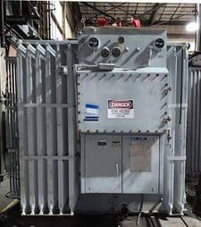 7500/9375/10500 kVA, 26400 Delta Primary, 4160/2400 WYE Secondary, General Electric, LTC Substation